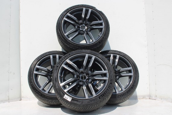 BMW X5M X6M FELGI 21 8090794 8090795 OPONY ZIMA KOŁA felga 10,5J*21EH2 ET28 opona 295/35/21 M808 39066 Michelin X5 X6 8090715