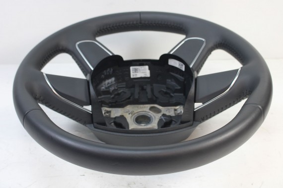 AUDI A3 A4 Q3 Q5 Q7 KIEROWNICA SKÓRA 8U0419091A 8R0419091AJ 8U0 419 091 A 1KT czarny 8V 8U 8R 8R0419091AJ 8U0419091A 8U0419091A