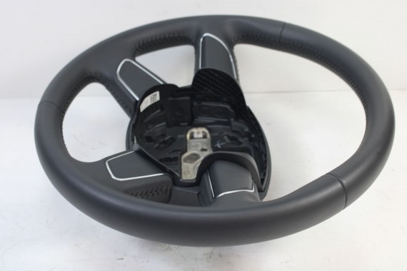 AUDI A3 A4 Q3 Q5 Q7 KIEROWNICA SKÓRA 8U0419091A 8R0419091AJ 8U0 419 091 A 1KT czarny 8V 8U 8R 8R0419091AJ 8U0419091A 8U0419091A