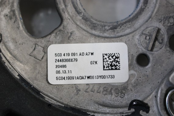 VW THE BEETLE KIEROWNICA 5C0419091AD 5C kolor LA7W srebrny 5C0 419 091 AD skórzana 5C0419091AD 5C0419091AD 5C0419091AD 5C0419091