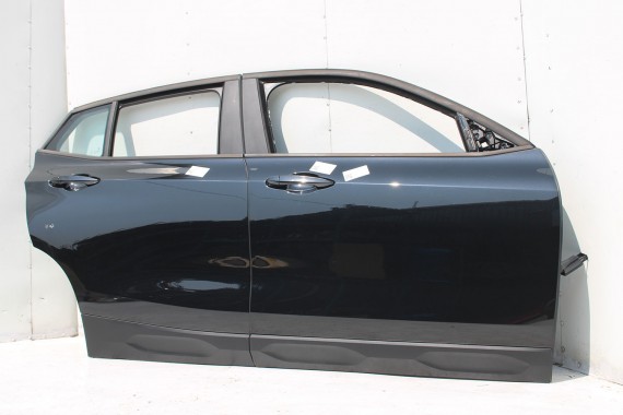 BMW X2 F39 DRZWI PRAWE PRZÓD + TYŁ STRONA PRAWA przednie + tylne 2 sztuki 475 Black-sapphire Czarny 41008491728 41008491730