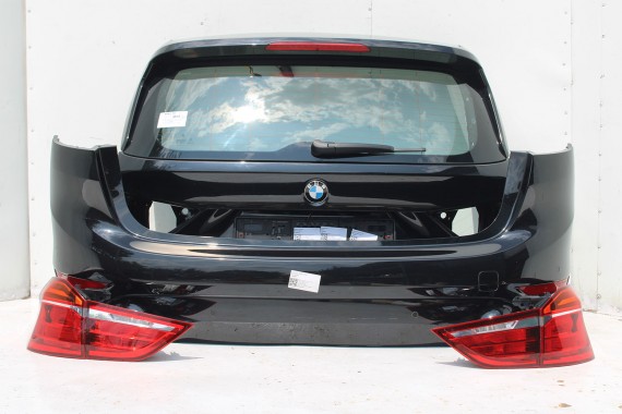 BMW 2 F46 TYŁ KLAPA BAGAŻNIKA ZDERZAK TYLNY ALPINWEISS kolor  + LAMPY TYLNE lampa 475 Black-sapphire Czarny Grand Tourer
