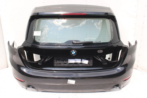BMW 2 F46 TYŁ KLAPA BAGAŻNIKA ZDERZAK TYLNY ALPINWEISS kolor  + LAMPY TYLNE lampa 475 Black-sapphire Czarny Grand Tourer