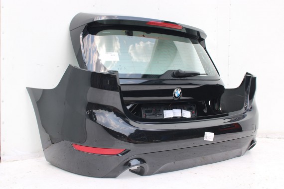 BMW 2 F46 TYŁ KLAPA BAGAŻNIKA ZDERZAK TYLNY ALPINWEISS kolor  + LAMPY TYLNE lampa 475 Black-sapphire Czarny Grand Tourer