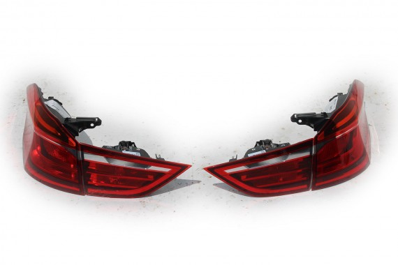 BMW 2 F46 TYŁ KLAPA BAGAŻNIKA ZDERZAK TYLNY ALPINWEISS kolor  + LAMPY TYLNE lampa 475 Black-sapphire Czarny Grand Tourer