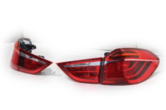 BMW 2 F46 TYŁ KLAPA BAGAŻNIKA ZDERZAK TYLNY ALPINWEISS kolor  + LAMPY TYLNE lampa 475 Black-sapphire Czarny Grand Tourer