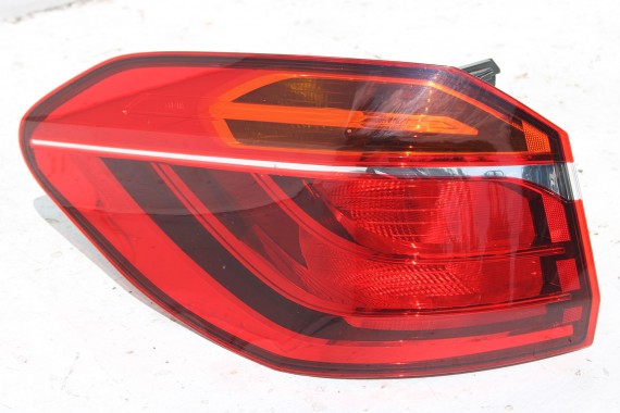 BMW 2 F46 TYŁ KLAPA BAGAŻNIKA ZDERZAK TYLNY ALPINWEISS kolor  + LAMPY TYLNE lampa 475 Black-sapphire Czarny Grand Tourer