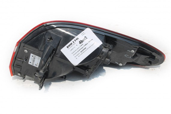 BMW 2 F46 TYŁ KLAPA BAGAŻNIKA ZDERZAK TYLNY ALPINWEISS kolor  + LAMPY TYLNE lampa 475 Black-sapphire Czarny Grand Tourer