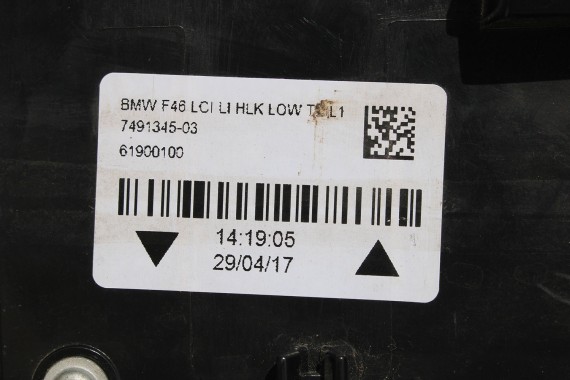 BMW 2 F46 TYŁ KLAPA BAGAŻNIKA ZDERZAK TYLNY ALPINWEISS kolor  + LAMPY TYLNE lampa 475 Black-sapphire Czarny Grand Tourer