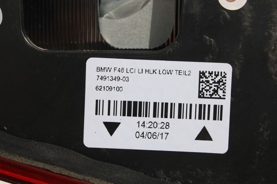 BMW 2 F46 TYŁ KLAPA BAGAŻNIKA ZDERZAK TYLNY ALPINWEISS kolor  + LAMPY TYLNE lampa 475 Black-sapphire Czarny Grand Tourer