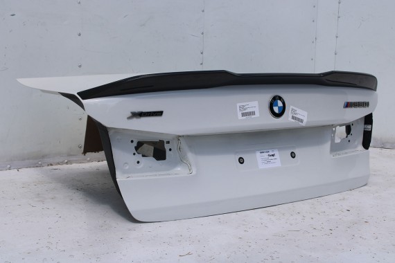 BMW M5 5 G30 TYŁ ZDERZAK + KLAPA BAGAŻNIKA LAMPY tylna 300 Alpinweiss Biały M pakiet Carbon 41007440695 51128067763 51192457441