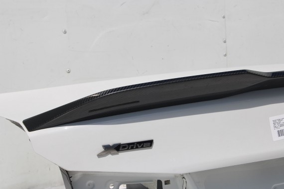 BMW M5 5 G30 TYŁ ZDERZAK + KLAPA BAGAŻNIKA LAMPY tylna 300 Alpinweiss Biały M pakiet Carbon 41007440695 51128067763 51192457441