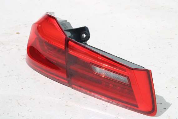 BMW M5 5 G30 TYŁ ZDERZAK + KLAPA BAGAŻNIKA LAMPY tylna 300 Alpinweiss Biały M pakiet Carbon 41007440695 51128067763 51192457441