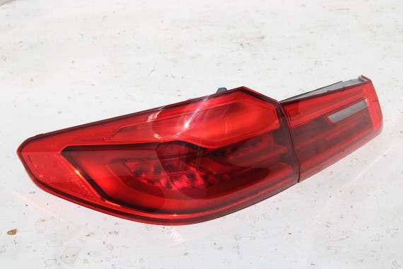BMW M5 5 G30 TYŁ ZDERZAK + KLAPA BAGAŻNIKA LAMPY tylna 300 Alpinweiss Biały M pakiet Carbon 41007440695 51128067763 51192457441