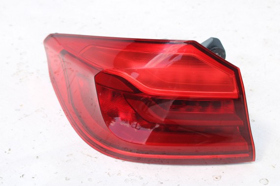 BMW M5 5 G30 TYŁ ZDERZAK + KLAPA BAGAŻNIKA LAMPY tylna 300 Alpinweiss Biały M pakiet Carbon 41007440695 51128067763 51192457441