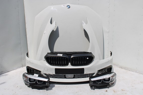 BMW M5 5 G30 F90 PRZÓD maska błotniki zderzak przedni błotnik lampa FULL LED 300 Alpinweiss Biały Carbon PERFORMANCE 51192414139