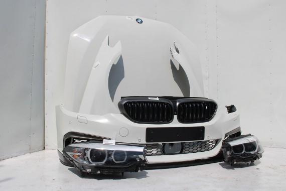 BMW M5 5 G30 F90 PRZÓD maska błotniki zderzak przedni błotnik lampa FULL LED 300 Alpinweiss Biały Carbon PERFORMANCE 51192414139