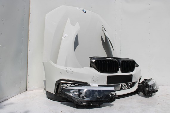 BMW M5 5 G30 F90 PRZÓD maska błotniki zderzak przedni błotnik lampa FULL LED 300 Alpinweiss Biały Carbon PERFORMANCE 51192414139