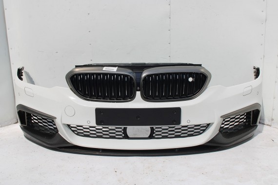 BMW M5 5 G30 F90 PRZÓD maska błotniki zderzak przedni błotnik lampa FULL LED 300 Alpinweiss Biały Carbon PERFORMANCE 51192414139