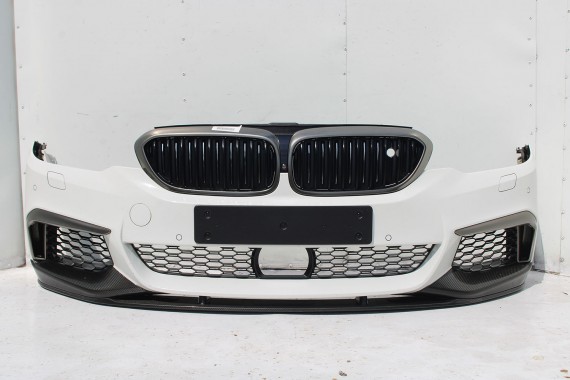 BMW M5 5 G30 F90 PRZÓD maska błotniki zderzak przedni błotnik lampa FULL LED 300 Alpinweiss Biały Carbon PERFORMANCE 51192414139