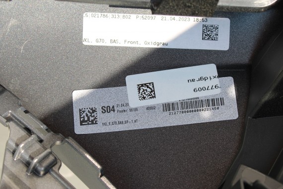 BMW 7 i7 G70 ZDERZAK PRZEDNI PRZÓD C4A OXIDGRAU Metallic 6620 5A24403 66205A24403 5111 9464046 9464046 51119883454 51119883164