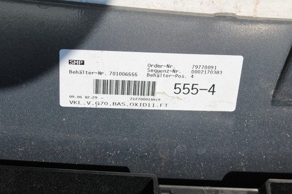 BMW 7 i7 G70 ZDERZAK PRZEDNI PRZÓD C4A OXIDGRAU Metallic 6620 5A24403 66205A24403 5111 9464046 9464046 51119883454 51119883164