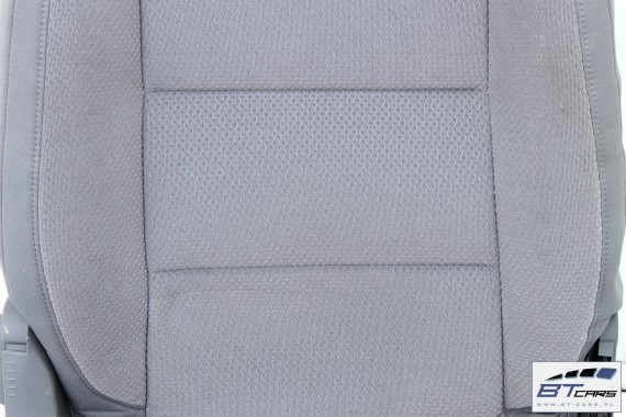 VW GOLF 5 V FOTELE KOMPLET FOTELI SIEDZEŃ TAPICERKA SIEDZENIA 1K welur kolor szary 1K0