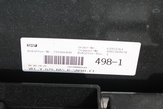 BMW 7 i7 G70 ZDERZAK PRZEDNI PRZÓD 475 Black Czarny 6620 5A24403 66205A24403 5111 9464046 9464046 51119883454 51119883164