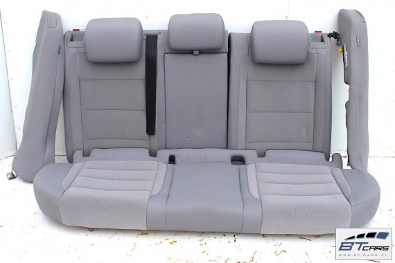 VW GOLF 5 V FOTELE KOMPLET FOTELI SIEDZEŃ TAPICERKA SIEDZENIA 1K welur kolor szary 1K0