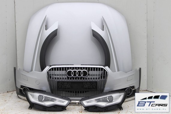 AUDI A6 ALLROAD PRZÓD maska błotniki zderzak pas lampy wzmocnienie błotnik 4G 4G0 LX7W lodowo P5P5 4G0807065 4G9821101 4G9821102