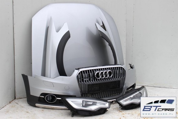 AUDI A6 ALLROAD PRZÓD maska błotniki zderzak pas lampy wzmocnienie błotnik 4G 4G0 LX7W lodowo P5P5 4G0807065 4G9821101 4G9821102