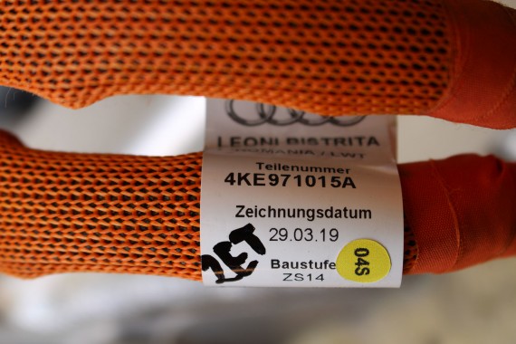 AUDI E-TRON WIĄZKA 4KE971015A ŁADOWANIA 4KE971015A ETRON kabel ładowania 4KE 971 015 przewód Wysokowoltowy 4KE971015A 4KE971015