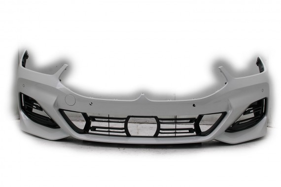 BMW 8 G14 G15 G16 ZDERZAK PRZEDNI PRZÓD M pakiet Kolor: A96 Mineral-weiss metallic 	Biały M pakiet M POWER 5111 8070558  727584