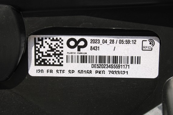 BMW iX i20 ZDERZAK PRZEDNI PRZÓD M pakiet Kolor: 475 Black-sapphire metallic Czarny M POWER