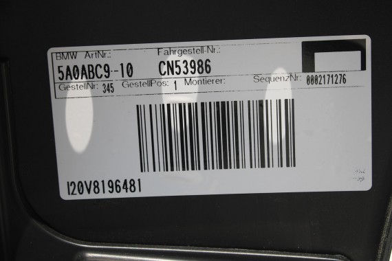 BMW iX i20 ZDERZAK PRZEDNI PRZÓD M pakiet Kolor: 475 Black-sapphire metallic Czarny 51117983621 7983621 M POWER 51119492524