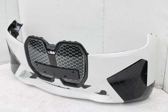 BMW iX i20 ZDERZAK PRZEDNI PRZÓD M pakiet Kolor: A96 Mineral-weiss metallic Biały 51117983621 7983621 M POWER 51119492524
