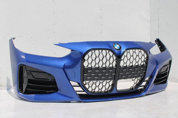 BMW 4 G22 G23 ZDERZAK PRZEDNI PRZÓD M pakiet Kolor: C31 Portimao blau metallic 	NiebieskM pakiet M POWER