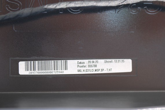 BMW 5 G31 KOMBI LCi ZDERZAK TYŁ TYLNY M pakiet 416 Kolor: Carbon-schwarz Czarny MSP 51128080630 M POWER 51128098694 M550
