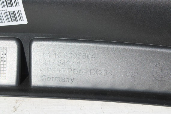 BMW 5 G31 KOMBI LCi ZDERZAK TYŁ TYLNY M pakiet 416 Kolor: Carbon-schwarz Czarny MSP 51128080630 M POWER 51128098694 M550