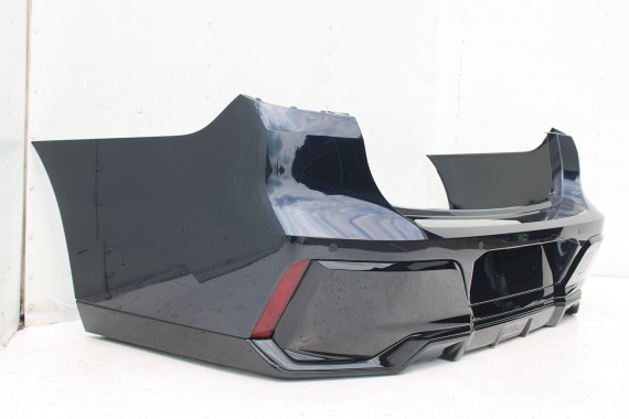 BMW 7 G70 ZDERZAK TYŁ TYLNY M pakiet 416 Kolor: Carbon-schwarz Czarny 51128081542 M POWER 66205A1A269 51128081511 5A74568