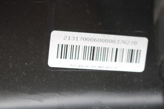 BMW 7 G70 ZDERZAK TYŁ TYLNY M pakiet 416 Kolor: Carbon-schwarz Czarny 51128081542 M POWER 66205A1A269 51128081511 5A74568