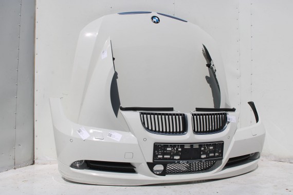 BMW 3 E90 E91 PRZÓD maska błotniki zderzak przedni błotnik lampa Xenon 300 Biały VE71 330 63116942743 200 kW 272 PS 63116942744
