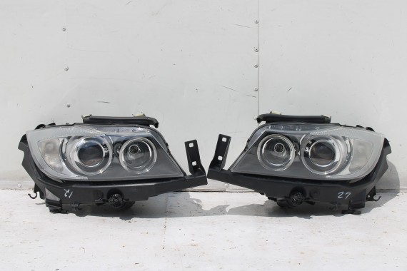 BMW 3 E90 E91 PRZÓD maska błotniki zderzak przedni błotnik lampa Xenon 300 Biały VE71 330 63116942743 200 kW 272 PS 63116942744