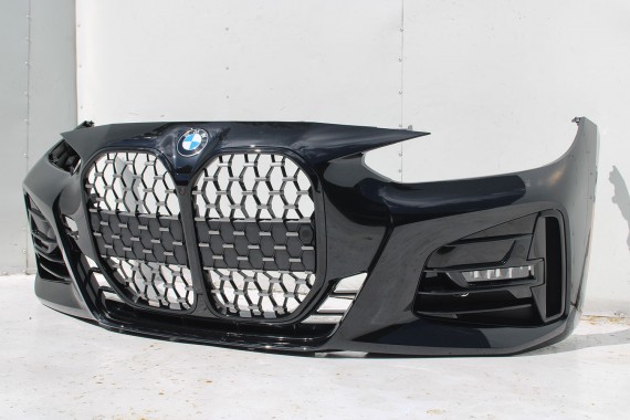 BMW 4 G22 G23 ZDERZAK PRZEDNI PRZÓD M pakiet Kolor: 475 Black-sapphire Czarny 8076711 63178089525 63178089526 USA 51118076711