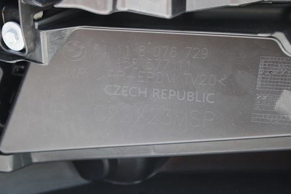 BMW 4 G22 G23 ZDERZAK PRZEDNI PRZÓD M pakiet Kolor: 475 Black-sapphire Czarny 8076711 63178089525 63178089526 USA 51118076711
