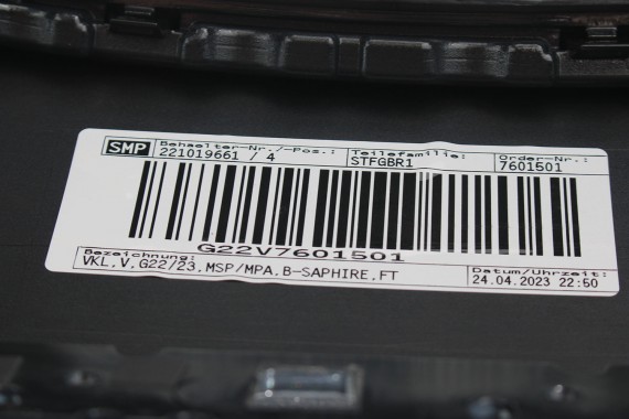 BMW 4 G22 G23 ZDERZAK PRZEDNI PRZÓD M pakiet Kolor: 475 Black-sapphire Czarny 8076711 63178089525 63178089526 USA 51118076711