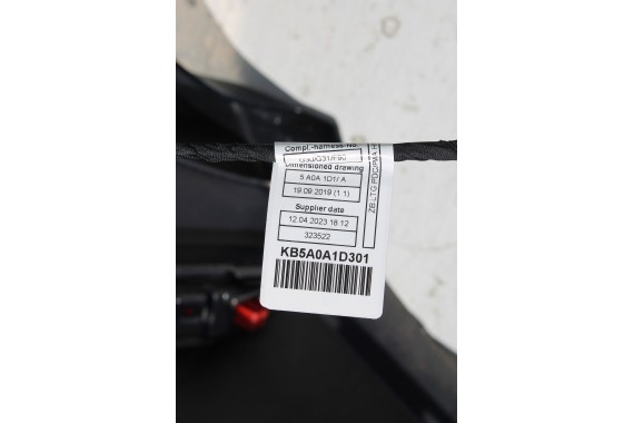 BMW 5 M5 F90 LCi ZDERZAK TYŁ TYLNY M pakiet C5E Alvitgrau Metallic 51128080630 M POWER