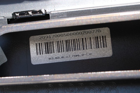 BMW 5 M5 F90 LCi ZDERZAK TYŁ TYLNY M pakiet C5E Alvitgrau Metallic 51128080630 M POWER