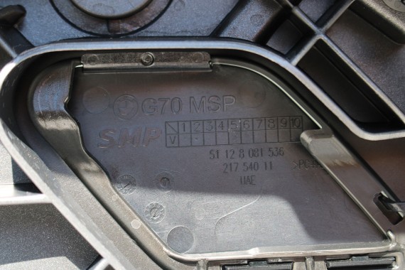 BMW 7 G70 ZDERZAK TYŁ TYLNY M pakiet C5A Kolor: C5A FROZEN PURE GREY-MET 51128081542 M POWER 66205ADA19 51128081511 51128081541