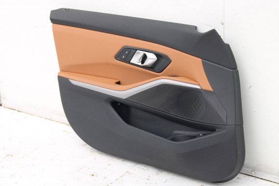 BMW 3 G20 FOTELE KOMPLET FOTELI siedzeń siedzenia tapicerka KHKC Sensatec perforiert/cognac erweitert + boczki + podłokietnik